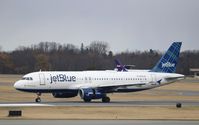 N519JB @ KALB - Airbus A320