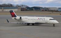 N878AS @ KALB - CL-600-2B19 - by Mark Pasqualino