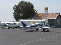 N9553E @ SZP - 1976 Bellanca 17-30A VIKING, Continental IO-520 300/285 Hp, taxi to fuel dock. - by Doug Robertson