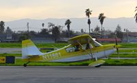 N11681 @ KRHV - Locally-based 1972 Bellanca 7KCAB taxing back to Aerodynamic Aviation after a flight lesson at Reid Hillview Airport, San Jose, CA. - by Chris Leipelt
