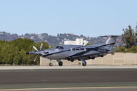 N433AM @ KSMO - departing from Rwy21