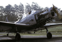 N60542 @ N45 - Jud Strunk's PT-19 being test run - by Greg Samsa