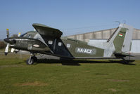 HA-ACZ @ EDLZ - Parked at Soest Airfield, waiting for skydiver.