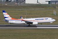 OK-TVV @ LFBO - Boeing 737-86N, landing rwy 14R, Toulouse-Blagnac Airport (LFBO-TLS) - by Yves-Q