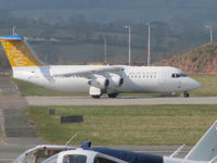 SE-DSP @ EGTE - across airfield shot of malmo in for maint - by magnaman