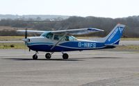 G-NWFS @ EGFH - Visiting Cessna Skyhawk II. - by Roger Winser