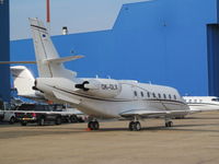 OK-GLX @ EGGW - At Luton - by magnaman