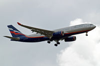 VQ-BBF @ EGLL - Airbus A330-243 [1045] (Aeroflot Russian Airlines) Home~G 01/08/2010. On approach 27L. - by Ray Barber