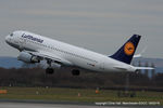 D-AIUR @ EGCC - Lufthansa - by Chris Hall