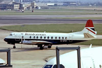 G-APEY @ EGLL - Vickers Viscount 806 [382] (British Airways) Heathrow~G 23/05/1978. From a slide.