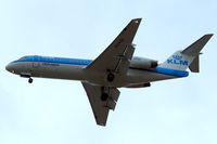 PH-KZI @ EGLL - Fokker F-70 [11579] (KLM cityhopper) Home~G 01/07/2010. On approach 27R.