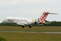 EI-EXA @ LFRB - Boeing 717-2BL, Landing rwy 25L, Brest-Bretagne Airport (LFRB-BES) - by Yves-Q