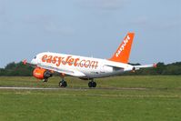 G-EZAX @ LFRB - Airbus A319-111, Landing rwy 25L, Brest-Bretagne Airport (LFRB-BES) - by Yves-Q