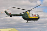 G-WAAN @ X5FB - MBB Bo-105DB at Fishburn Airfield, September 2006. - by Malcolm Clarke