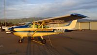 N9802E @ KRHV - New locally-based 1975 Cessna 182P parked at the south tie downs at Reid Hillview Airport, San Jose, CA. This aircraft now has a shelter. - by Chris Leipelt