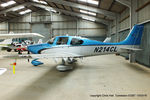 N214CL @ EGBT - Turweston resident - by Chris Hall