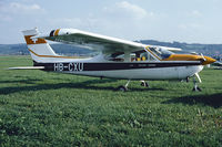 HB-CXU @ LSZG - I like this sleek aircraft. I had one flight in it as a passenger.
Scanned from a slide. - by sparrow9