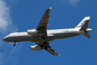 SX-DGB @ EGLL - Airbus A320-232 [4165] (Aegean Airlines) Home~G 11/07/2010. On approach 27R. - by Ray Barber