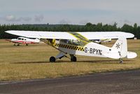 G-BPYN @ EGLM - G-BPYN   Piper J-3C-65 Cub [11422] White Waltham~G 12/07/2010 - by Ray Barber