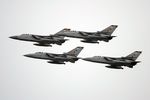 ZE343 @ EGXE - Panavia Tornado F.3 ZE343 with sister aircraft ZE295, ZE203 & ZE942 at the disbanding of 11 Sqn RAF Leeming in 2005. - by Malcolm Clarke