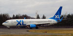 F-HJUL @ EGPH - XL Airways	 France Boeing	 737	-8Q8 Arrives from CDG on flight XLF962M