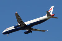 G-MEDJ @ EGLL - Airbus A321-231 [2190] (British Airways) Home~G 07/04/2015. On approach 27R Now with new white tail rudder.