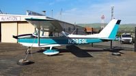 N3959L @ KRHV - California-based 1966 Cessna 172G parked next to Flying S Aviation for light maintenance at Reid Hillview Airport, San Jose, CA. - by Chris Leipelt