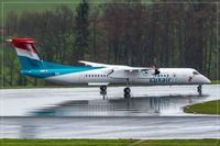 LX-LQA @ EDDR - De Havilland Canada DHC-8-402 - by Jerzy Maciaszek