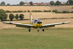 G-BCXB @ X5FB - Morane-Saulnier Rallye 100ST at Fishburn Airfield, August 2006. - by Malcolm Clarke