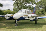 N37LW @ X5FB - Piper PA-23-250 Aztec, Fishburn Airfield, July 2007. - by Malcolm Clarke