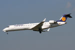 D-ACPP @ EGNT - Canadair CL-600-2C10 Regional Jet CRJ-701ER on approach to Newcastle Airport, September 2006. - by Malcolm Clarke