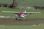 G-BWRR @ X5FB - Cessna 182Q about to touch down at Fishburn Airfield, April 2006. - by Malcolm Clarke