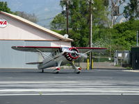 N273MD @ SZP - 2008 Dickenson Howard DGA-21 Mr. Dickenson, P&W R-1340-57 Wasp 600 Hp radial, holding short Rwy 22 - by Doug Robertson