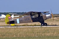 OE-AER @ LOAN - Piper PA-18-95 Super Cub [18-5587] Weiner-Neustadt Ost~OE 13/09/2007 - by Ray Barber