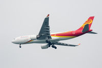 B-LNE @ VHHH - On finals for Hong Kong, inbound from Shanghai - by alanh