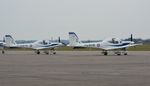 G-BYUE @ EGSU - 5. Grob Tutor pair visiting The Imperial War Museum, Duxford, Cambridgshire.