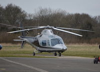 G-BWNZ @ EGTB - Agusta A-109C at Wycombe Air Park. - by moxy