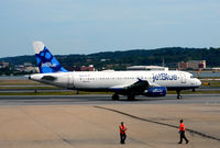 N635JB @ KDCA - Taxi for takeoff National - by Ronald Barker