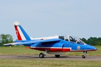 E139 @ LFOT - Dassault-Dornier Alpha Jet E (F-UGFC), Athos 07 of Patrouille de France 2015, Tours-St Symphorien Air Base 705 (LFOT-TUF) Open day 2015 - by Yves-Q