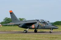 E125 @ LFOT - Dassault-Dornier Alpha Jet E (705-LK), Taxiing to parking area, Tours - St Symphorien Air Base 705 (LFOT-TUF) Open day 2015 - by Yves-Q