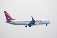 HL8264 @ VHHH - On finals for Hong Kong, inbound from Incheon Int'l - by alanh