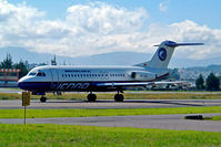 HC-CDG @ SEQU - Fokker F-28-4000 Fellowship [11240] (ICARO Express) Quito-Mariscal Sucre Int'l~HC 02/04/2003 - by Ray Barber