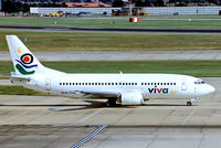 EC-FFN @ EGLL - Boeing 737-36E [25159] (Viva Air) Heathrow~G 06/07/1992 - by Ray Barber