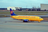 ZK-SJE @ YBBN - Boeing 737-3K2 [27635] (Freedom Air Int'l) Brisbane-Int'l~VH 24/09/2004 - by Ray Barber