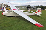 BGA921 @ X5SB - Slingsby T-45 Swallow at The Yorkshire Gliding Club, Sutton Bank, August 2007. - by Malcolm Clarke