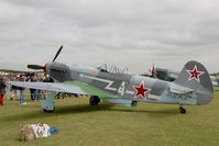 F-AZXZ @ LFFQ - Yakovlev YAK-3UA Replica, Static display, La Ferté-Alais Airfield (LFFQ) Air show 2015 - by Yves-Q