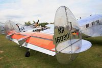 F-AZLL @ LFFQ - Lockheed 12A Electra Junior, Close view of tail, La Ferté-Alais airfield (LFFQ) Airshow 2015 - by Yves-Q