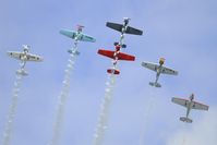 G-CBPM @ LFFQ - Yakovlev YAK-50, On display, La Ferté-Alais airfield (LFFQ) Airshow 2015 - by Yves-Q