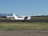 N134RF @ FFZ - another sad white Cessna - by olivier Cortot