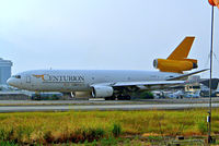 N140WE @ SEGU - Douglas DC-10-40F [46661] (Centurion Air Cargo) Guayaquil-Simon Bolivar Int'l~HC 02/04/2003 - by Ray Barber